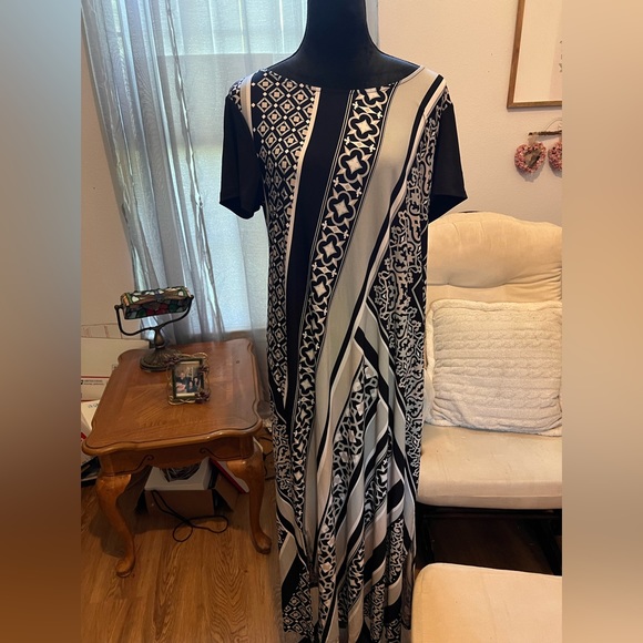 Bob Mackie Dresses Bob Mackie Wearable Art Maxi Dress Poshmark